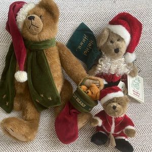 Boyd’s Bear Christmas Collection lot of 3!